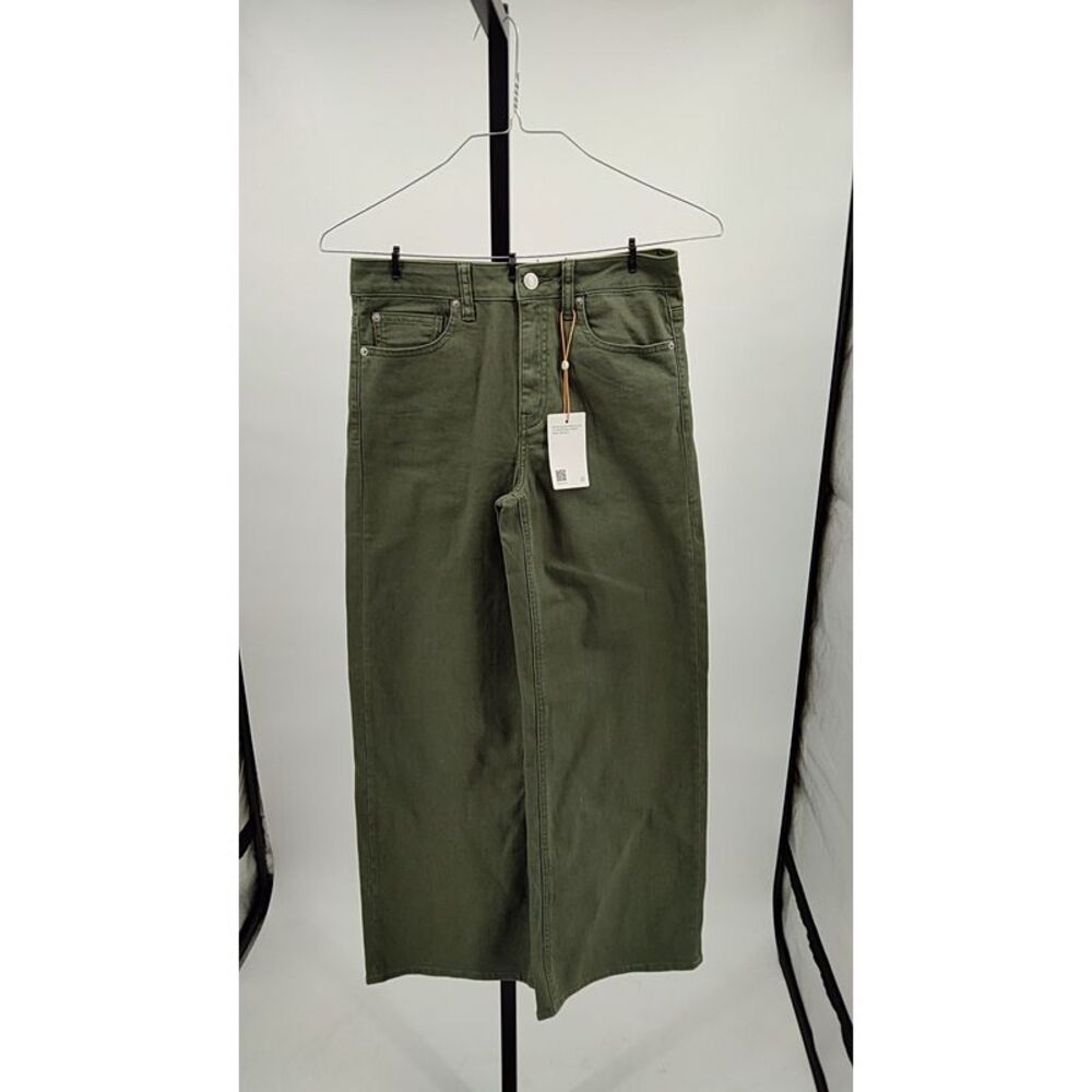 Quince Olive Green Women Jeans
